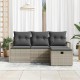 Sonata H Градински Софа Комплект 4 pcs Светлосиво 175 x 117 x 85 см