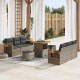 Sonata H Градински Софа Комплект с възглавница 9 pcs Сив 80 x 80 x 71 cm