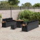 Sonata H Градински Софа Комплект 10 pcs Черно 80 x 80 x 71 cm