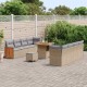 Sonata H Градински Софа Комплект 11 pcs бежово и светлосиво