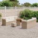Sonata H Градински Софа Комплект 11 pcs бежово и кремаво 80 x 80 x 71 cm