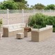Sonata H Градински Софа Комплект 11 pcs бежово и кремаво 90 x 55 x 71 cm