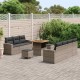 Sonata H Градински Софа Комплект 10 pcs Сив 80 x 80 x 71 cm
