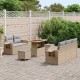 Sonata H Градински Софа Комплект с възглавница 8 pcs бежово и светлосиво