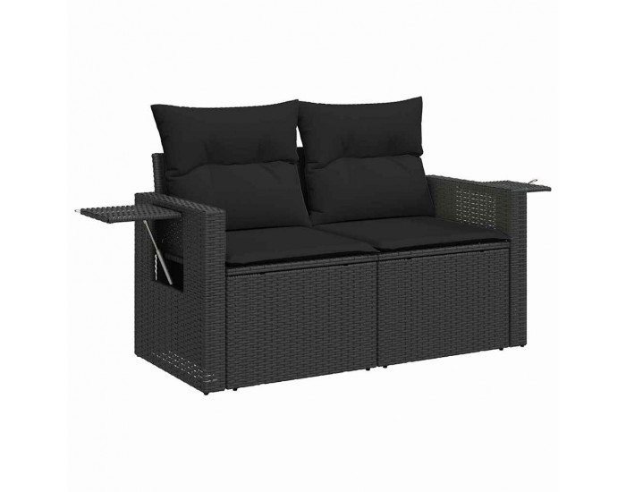 Sonata H Градински Софа Комплект 10 pcs Черно 80 x 80 x 71 cm