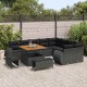 Sonata H Градински Софа Комплект 12 pcs Черно 100 x 100 x 71 cm