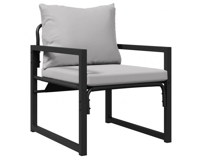 Sonata H Градински Софа Комплект 4 pcs Черно 61 x 72.5 x 71 см Стомана