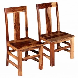 Sonata H Трапезни столове, 2 бр, масивно акациево дърво - Scaune de dining