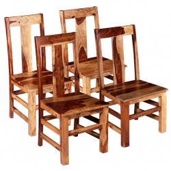 Sonata H Трапезни столове, 4 бр, масивно дърво - Scaune de dining
