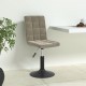 Sonata H Въртящи се трапезни столове, 6 бр, светлосиви, кадифе