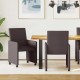 Sonata H Обедени столове 2 pcs Тъмнокафяв 57 х 66 х 94 см текстил