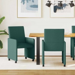 Sonata H Обедени столове 2 pcs Тъмнозелено 57 х 66 х 94 см текстил - Scaune de dining