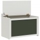 Sonata H Кутия за играчки Бяло 73 x 33 x 55 см Инженерно дърво