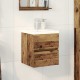 Sonata H Шкаф за мивка с врата Черен дъб 41 x 39 x 62 см Инженерно дърво