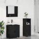 Sonata H Комплект мебели за баня с врата 3 pcs Черно 61 x 35 x 64 см