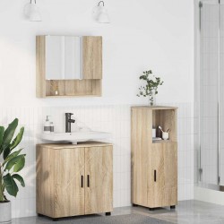 Sonata H Комплект мебели за баня 3 pcs дъб сонома 61 x 35 x 64 см - Baie