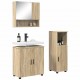 Sonata H Комплект мебели за баня 3 pcs дъб сонома 61 x 35 x 64 см