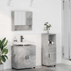 Sonata H Комплект мебели за баня 3 pcs Бетонно сиво 61 x 35 x 64 см - Baie