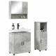 Sonata H Комплект мебели за баня 3 pcs Бетонно сиво 61 x 35 x 64 см