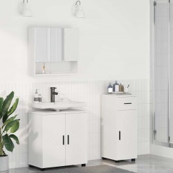 Sonata H Комплект мебели за баня с чекмедже 3 pcs Бяло 61 x 35 x 64 см - Dulapuri de baie