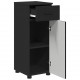 Sonata H Комплект мебели за баня с чекмедже 3 pcs Черно 61 x 35 x 64 см