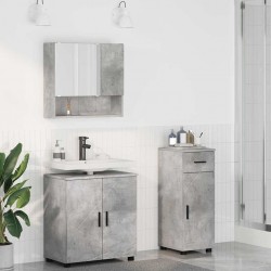 Sonata H Комплект мебели за баня 3 pcs Бетонно сиво 61 x 35 x 64 см - Baie