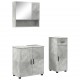 Sonata H Комплект мебели за баня 3 pcs Бетонно сиво 61 x 35 x 64 см