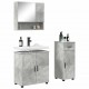 Sonata H Комплект мебели за баня 3 pcs Бетонно сиво 61 x 35 x 64 см
