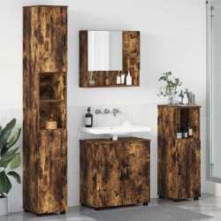 Sonata H Комплект мебели за баня 4 pcs Опушен дъб 61 x 35 x 64 см - Dulapuri de baie