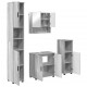 Sonata H Комплект мебели за баня 4 pcs Сив сонома 61 x 35 x 64 см