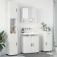 Sonata H Комплект мебели за баня с чекмедже 4 pcs Бяло 61 x 35 x 64 см