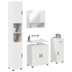 Sonata H Комплект мебели за баня с чекмедже 4 pcs Бяло 61 x 35 x 64 см