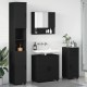 Sonata H Комплект мебели за баня с чекмедже 4 pcs Черно 61 x 35 x 64 см
