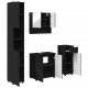 Sonata H Комплект мебели за баня с чекмедже 4 pcs Черно 61 x 35 x 64 см
