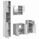 Sonata H Комплект мебели за баня 4 pcs Сив сонома 61 x 35 x 64 см