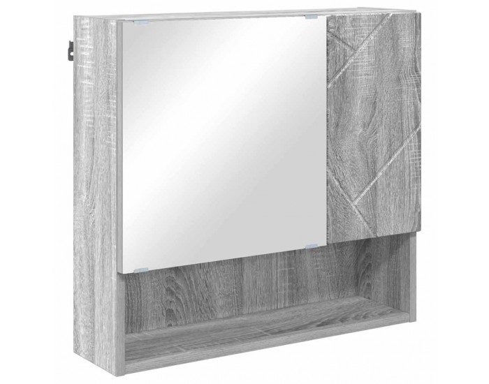 Sonata H Комплект мебели за баня 4 pcs Сив сонома 61 x 35 x 64 см