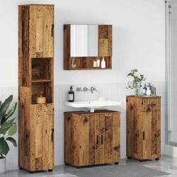 Sonata H Комплект мебели за баня 4 pcs Старо дърво 61 x 35 x 64 см - Dulapuri de baie