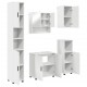 Sonata H Комплект мебели за баня с врата 5 pcs Бяло 61 x 35 x 64 см