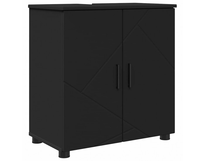 Sonata H Комплект мебели за баня с врата 5 pcs Черно 61 x 35 x 64 см