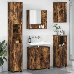 Sonata H Комплект мебели за баня 5 pcs Опушен дъб 61 x 35 x 64 см - Dulapuri de baie