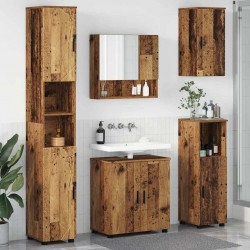 Sonata H Комплект мебели за баня 5 pcs Старо дърво 61 x 35 x 64 см - Dulapuri de baie