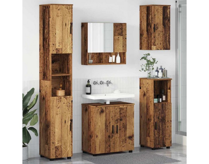 Sonata H Комплект мебели за баня 5 pcs Старо дърво 61 x 35 x 64 см