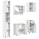 Sonata H Комплект мебели за баня с чекмедже 5 pcs Бяло 61 x 35 x 64 см