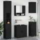 Sonata H Комплект мебели за баня с чекмедже 5 pcs Черно 61 x 35 x 64 см