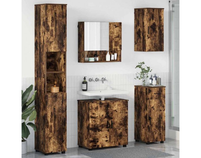 Sonata H Комплект мебели за баня 5 pcs Опушен дъб 61 x 35 x 64 см