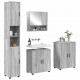 Sonata H Комплект мебели за баня 4 pcs Сив сонома 61 x 35 x 64 см