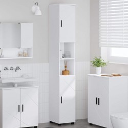 Sonata H Висок шкаф за баня Бяло 30 x 35 x 192 см Инженерно дърво - Baie