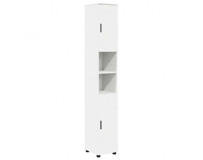Sonata H Висок шкаф за баня Бяло 30 x 35 x 192 см Инженерно дърво