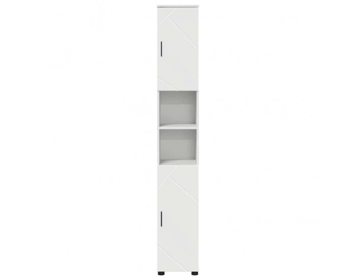 Sonata H Висок шкаф за баня Бяло 30 x 35 x 192 см Инженерно дърво