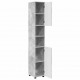 Sonata H Висок шкаф за баня със съхранение Бетонно сиво 30 x 35 x 192 см